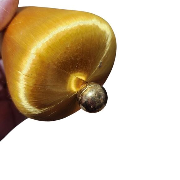 41 Silk Satin Sheen Christmas Tree Ornaments Solid Tree Topper Atomic Pink Yello - Picture 8 of 15